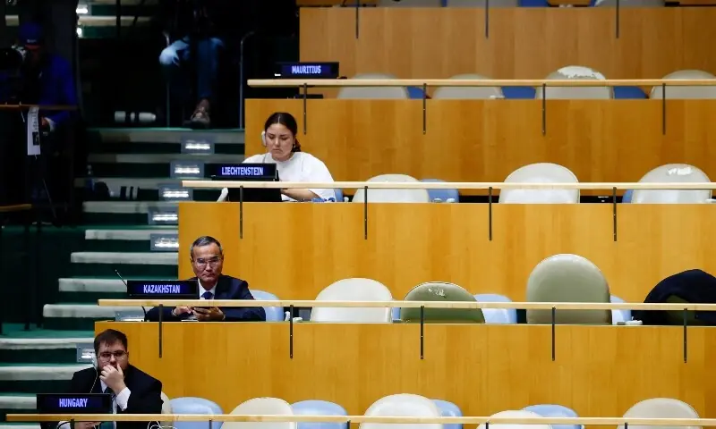 UN walkout and New York protests confront Netanyahu