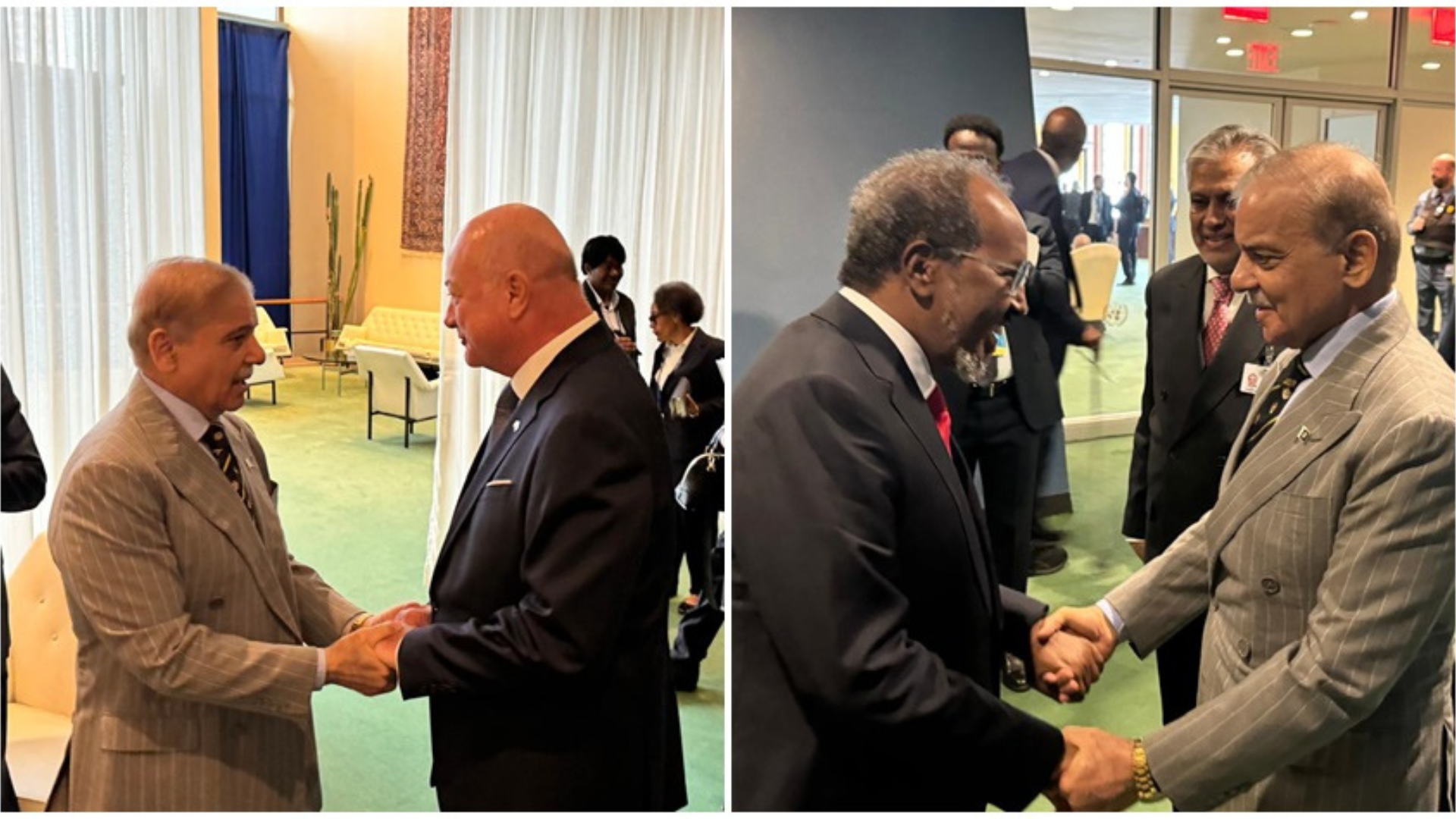 PM Shehbaz holds informal meetings with world leaders
